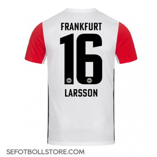 Eintracht Frankfurt Hugo Larsson #16 Replika Hemmatröja 2024-25 Kortärmad